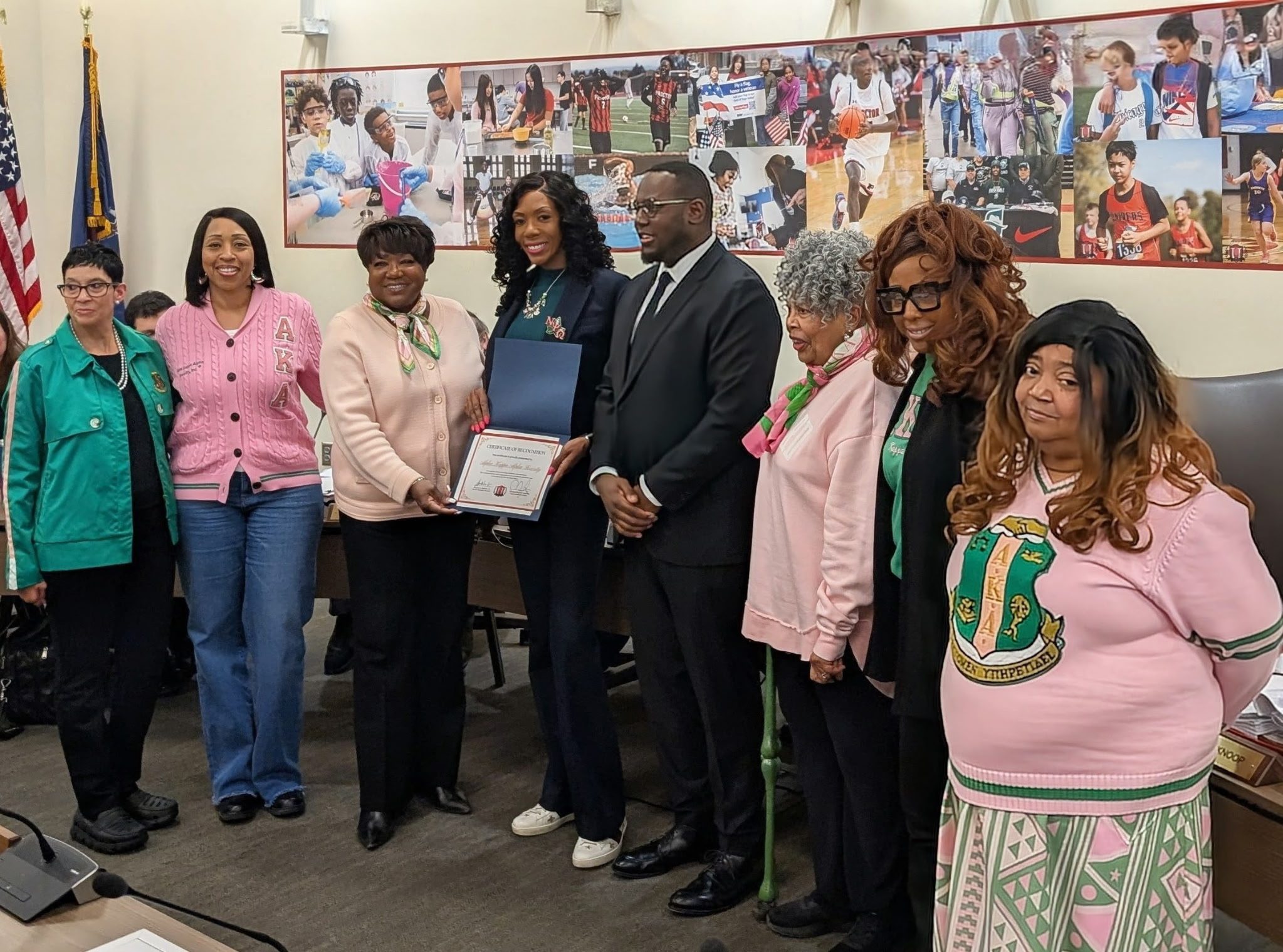 AKA Nu Psi Omega Honored By Utica City School District